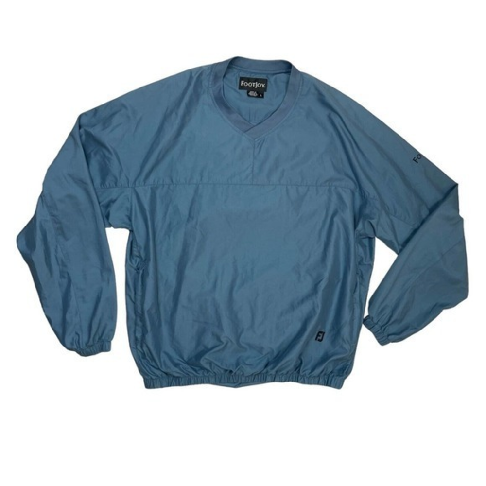 FootJoy Golf V Neck Windbreaker‎ Jacket Blue